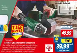 Lidl Parkside satiniier-/bürstenschleifmaschine Angebot