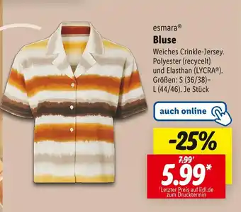 Lidl Esmara bluse Angebot