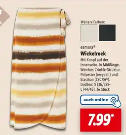 Lidl Esmara wickelrock Angebot