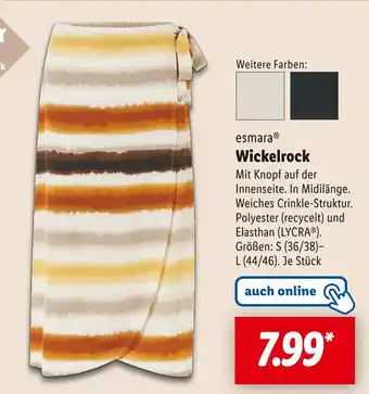 Lidl Esmara wickelrock Angebot