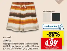 Lidl Esmara shorts Angebot