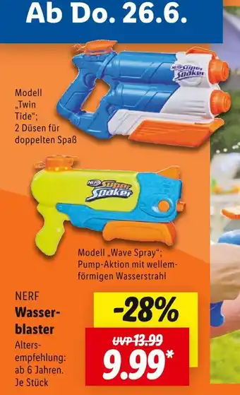 Lidl Nerf twin tide Angebot