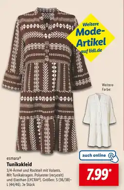 Lidl Esmara tunikakleid Angebot