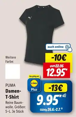 Lidl Puma damen-t-shirt Angebot