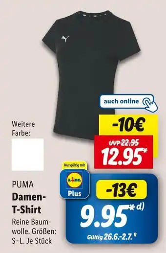 Lidl Puma damen-t-shirt Angebot