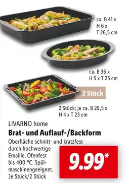 Lidl Livarno home brat- und auflauf-/backform Angebot
