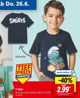 Lidl The smurfs t-shirt Angebot