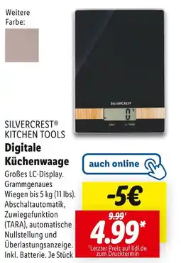 Lidl Silvercrest digitale küchenwaage Angebot