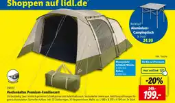 Lidl Crivit verdunkeltes premium-familienzelt Angebot