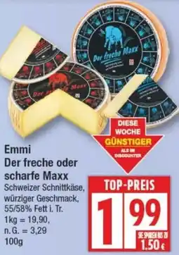 Edeka Emmi Der freche oder scharfe Maxx Angebot
