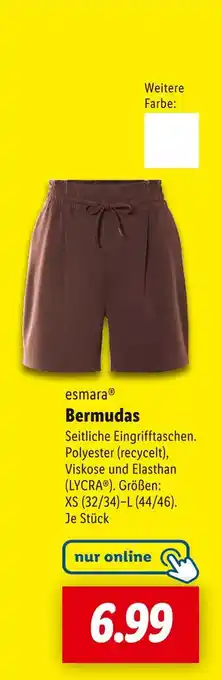Lidl Esmara bermudas Angebot