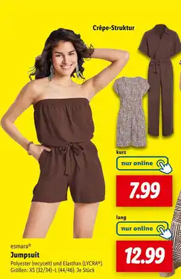 Lidl Esmara jumpsuit Angebot