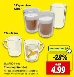 Lidl Livarno home thermogläser-set Angebot