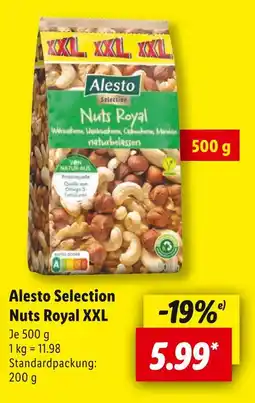 Lidl Alesto nuts royal xxl Angebot
