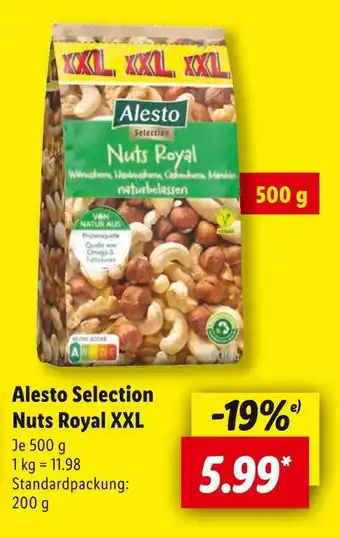 Lidl Alesto nuts royal xxl Angebot