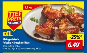 Lidl Metzgerfrisch frische hähnchenflügel Angebot