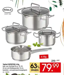 Zurbrüggen Rösle topfset expertiso 4-tlg Angebot