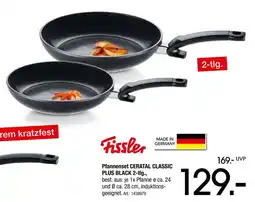 Zurbrüggen Fissler pfannenset ceratal classic plus black 2-tlg Angebot