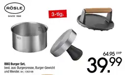 Zurbrüggen Rösle bbq burger set Angebot