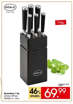 Zurbrüggen Rösle messerblock, 7-tlg Angebot