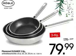 Zurbrüggen Rösle pfannenset elegance 3-tlg Angebot