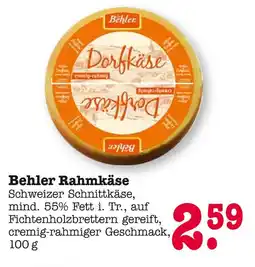 E-Center Behler rahmkäse Angebot