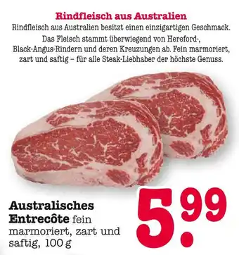 E-Center Australisches entrecôte Angebot