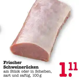 E-Center Frischer schweinerücken Angebot