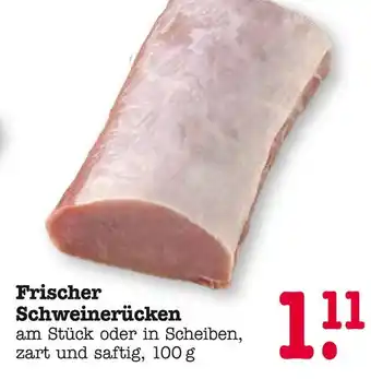 E-Center Frischer schweinerücken Angebot