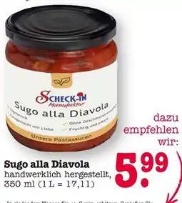 E-Center Scheck-in manufaktur sugo alla diavola Angebot