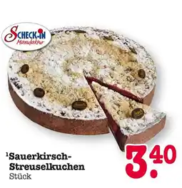 E-Center Scheck-in manufaktur sauerkirsch-streuselkuchen Angebot