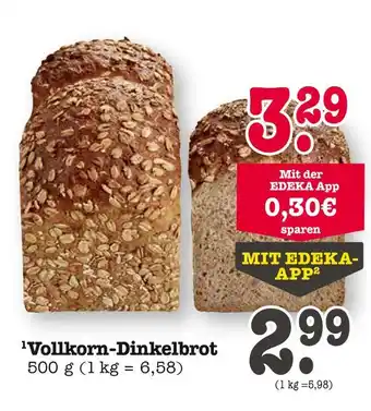 E-Center Edeka vollkorn-dinkelbrot Angebot