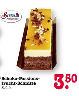 E-Center Scheck-in manufaktur schoko-passionsfrucht-schnitte Angebot