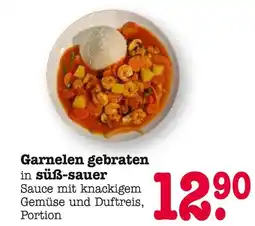 E-Center Garnelen gebraten in süß-sauer Angebot