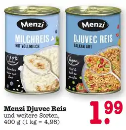 E-Center Menzi djuvec reis Angebot