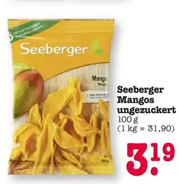 E-Center Seeberger mangos ungezuckert Angebot