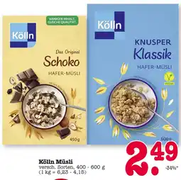 E-Center Kölln müsli Angebot