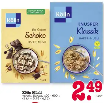 E-Center Kölln müsli Angebot