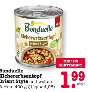 E-Center Bonduelle kichererbsentopf Angebot