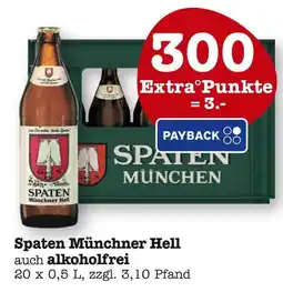 E-Center Spaten münchner hell auch alkoholfrei Angebot