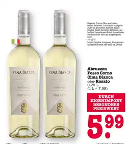 E-Center Fosso corno cima bianca Angebot
