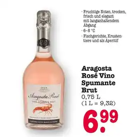 E-Center Aragosta rosé vino spumante brut Angebot