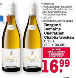 E-Center Burgund domaine chevallier chablis trocken Angebot
