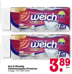 E-Center Gut & günstig toilettenpapier premium Angebot