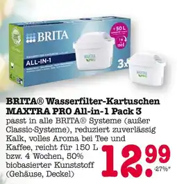 E-Center Brita wasserfilter-kartuschen maxtra pro all-in-1 pack 3 Angebot