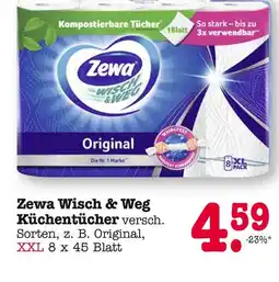 E-Center Zewa wisch & weg küchentücher Angebot