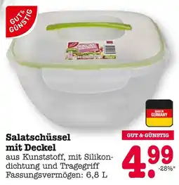 E-Center Gut & günstig salatschüssel mit deckel Angebot