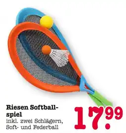 E-Center Riesen softballspiel Angebot