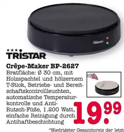 E-Center Tristar crêpe-maker bp-2627 Angebot