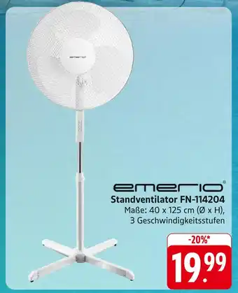 E-Center Emerio standventilator fn-114204 Angebot